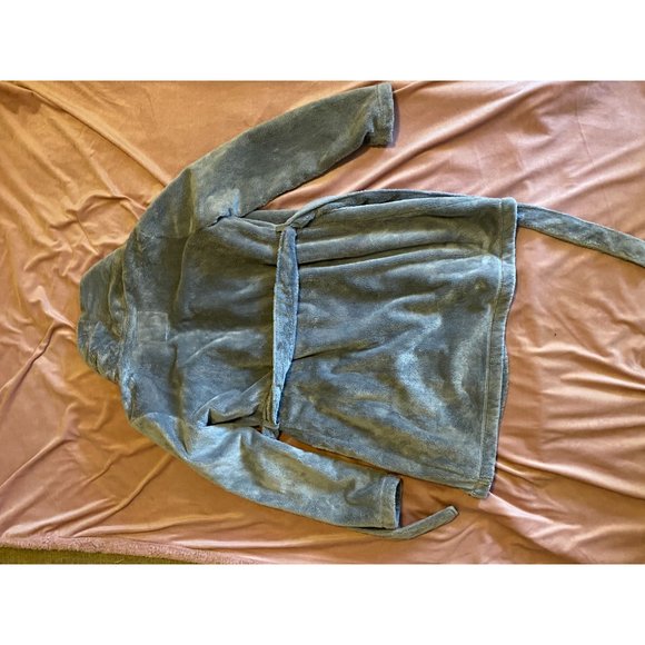 Abercrombie and Fitch Sleep Grey Short Robe Size M/L - Picture 6 of 10